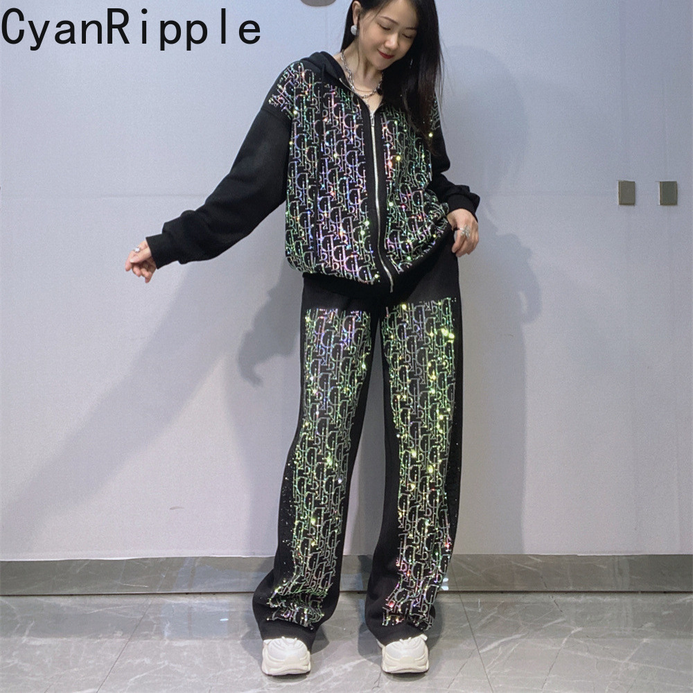 Women'S Fashion Zip Hoodie - Conjunto de Sudadera con Capucha para