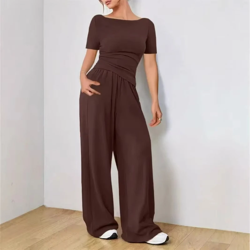 Women'S Fashion Pajamas - Pantalones Anchos Relajantes para Mujer, Estilo