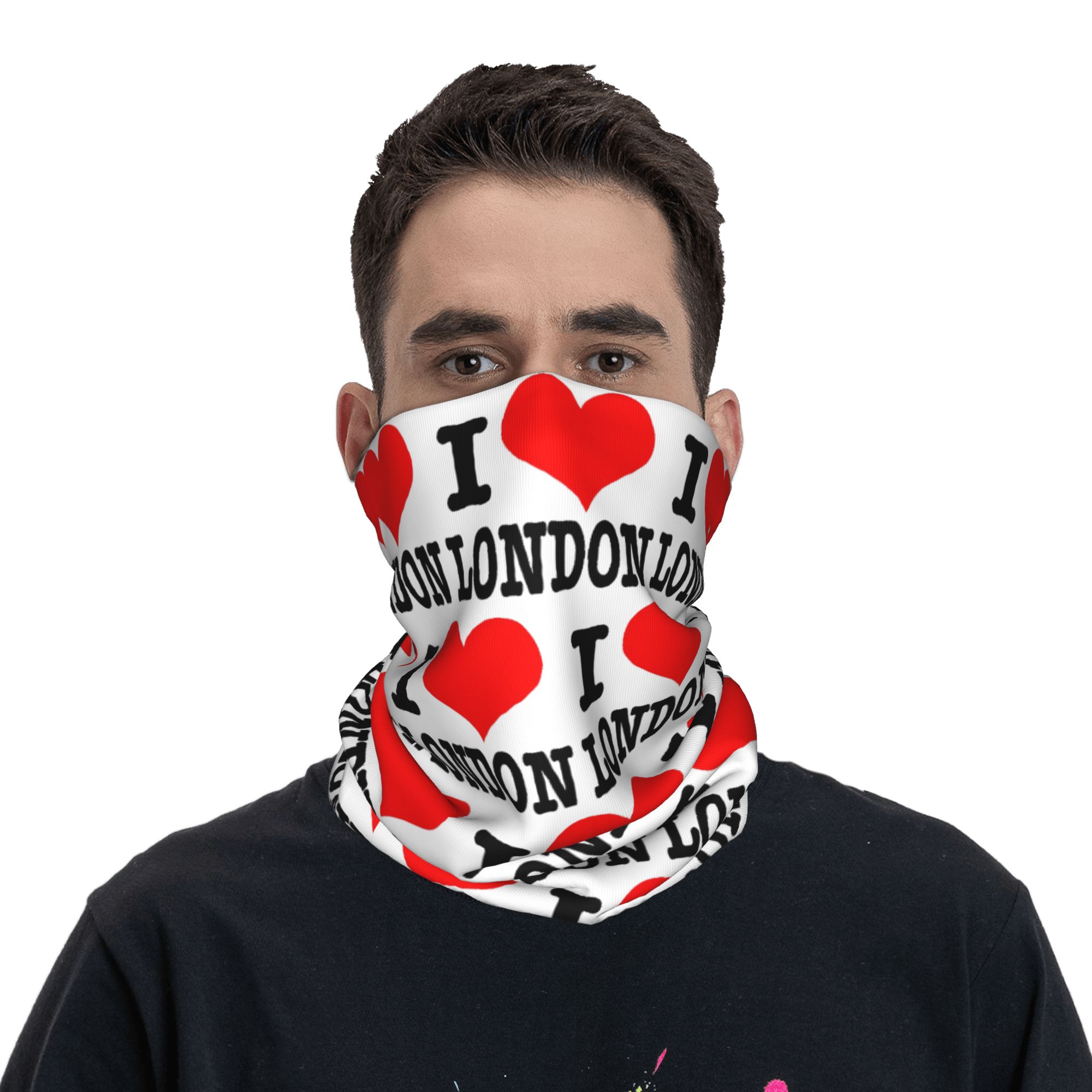 Women'S Fashion London - Pañuelo para el cuello con estampado,