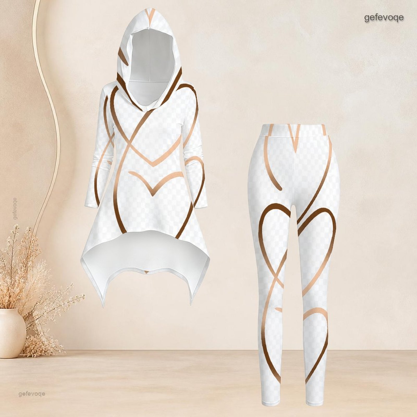Women'S Fashion Middle Ages - Conjunto Casual de 2 Piezas para