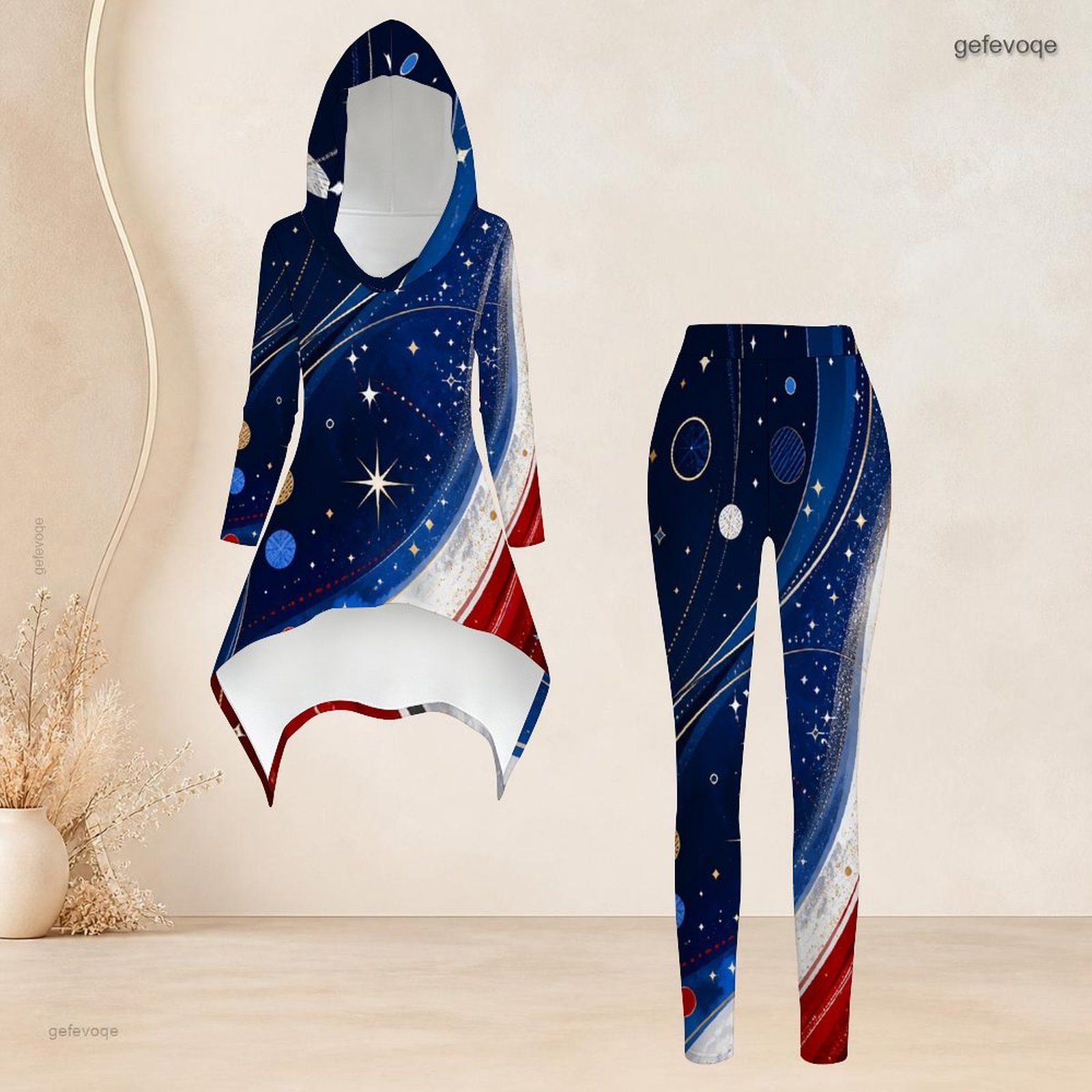 Women'S Fashion Middle Ages - Conjunto Casual de 2 Piezas para