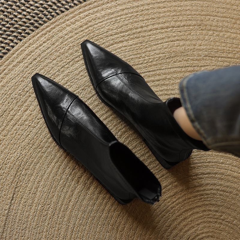 Botas cortas puntiagudas para  - Women'S Fashion Korea reseña y precio