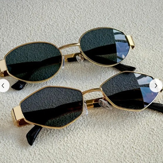 Gafas de Sol Redondas de Metal - Women'S Fashion Eyeglass Frames reseña y precio