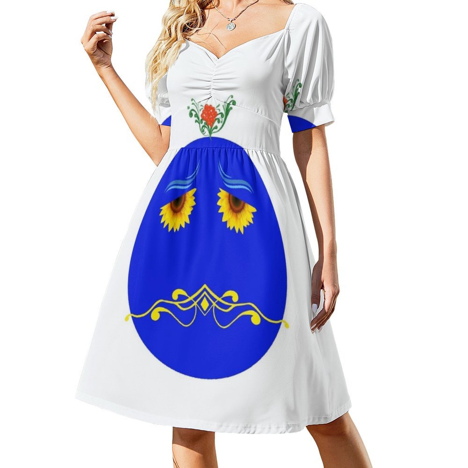 Camiseta con diseño de girasol - Women Fashion Gown reseña y precio