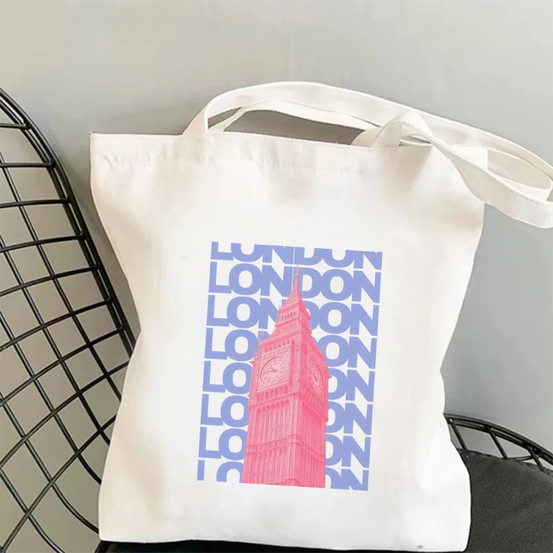 Bolso de mano con gráfico de l - Women'S Fashion London reseña y precio