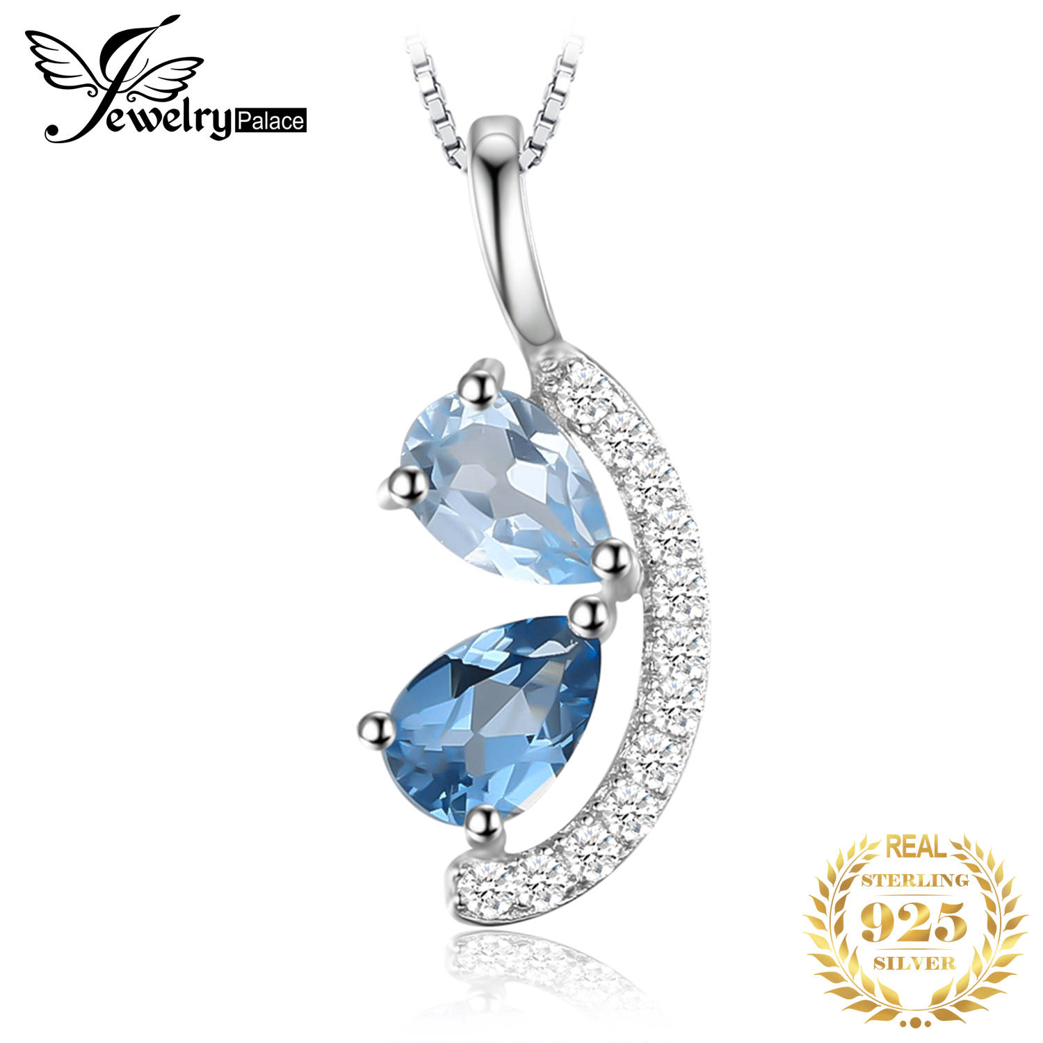 JewelryPalace-colgante de Plat - Women'S Fashion London reseña y precio