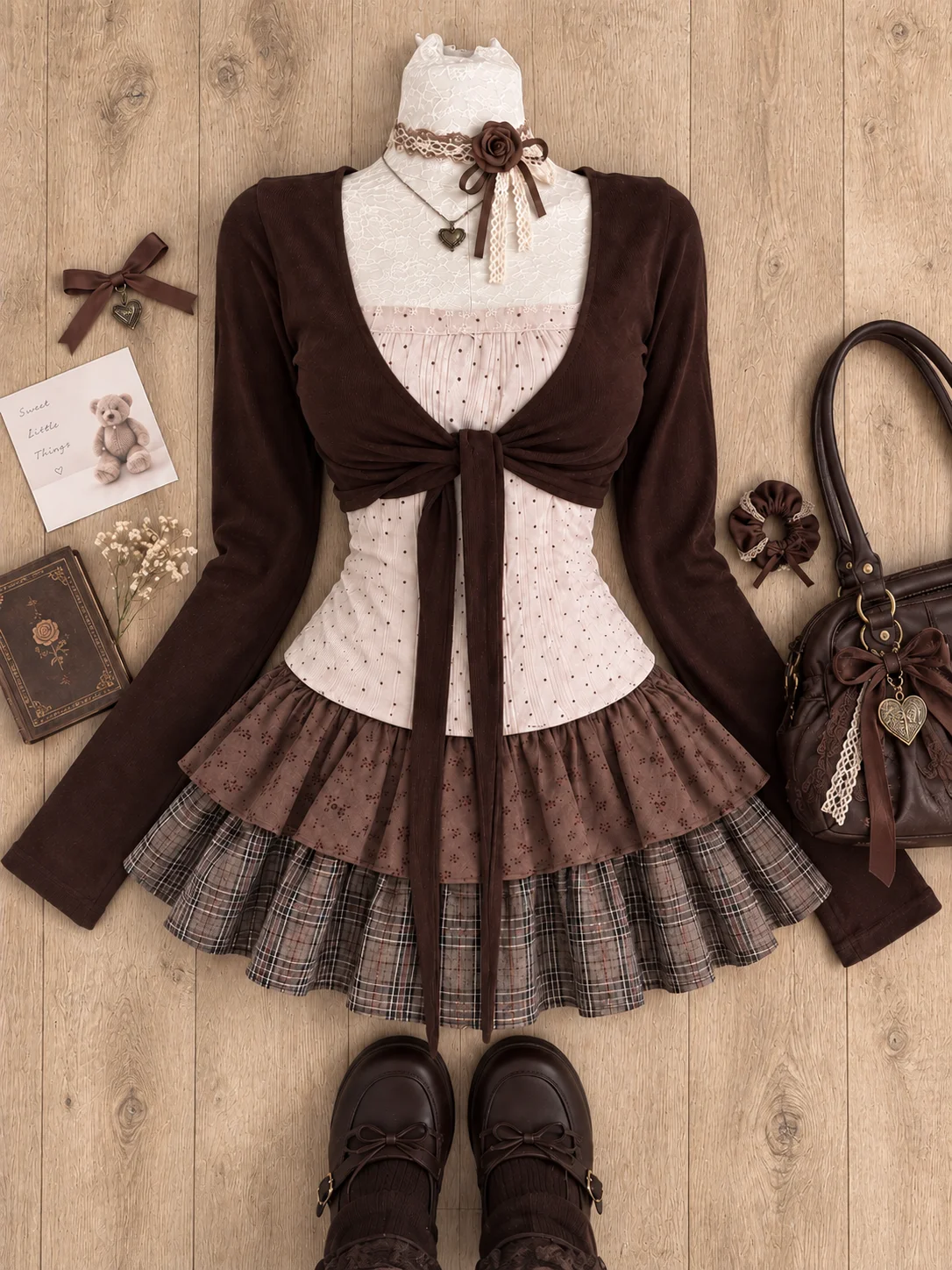 Conjunto de dos piezas de esti - Women'S Fashion Middle Ages reseña y precio