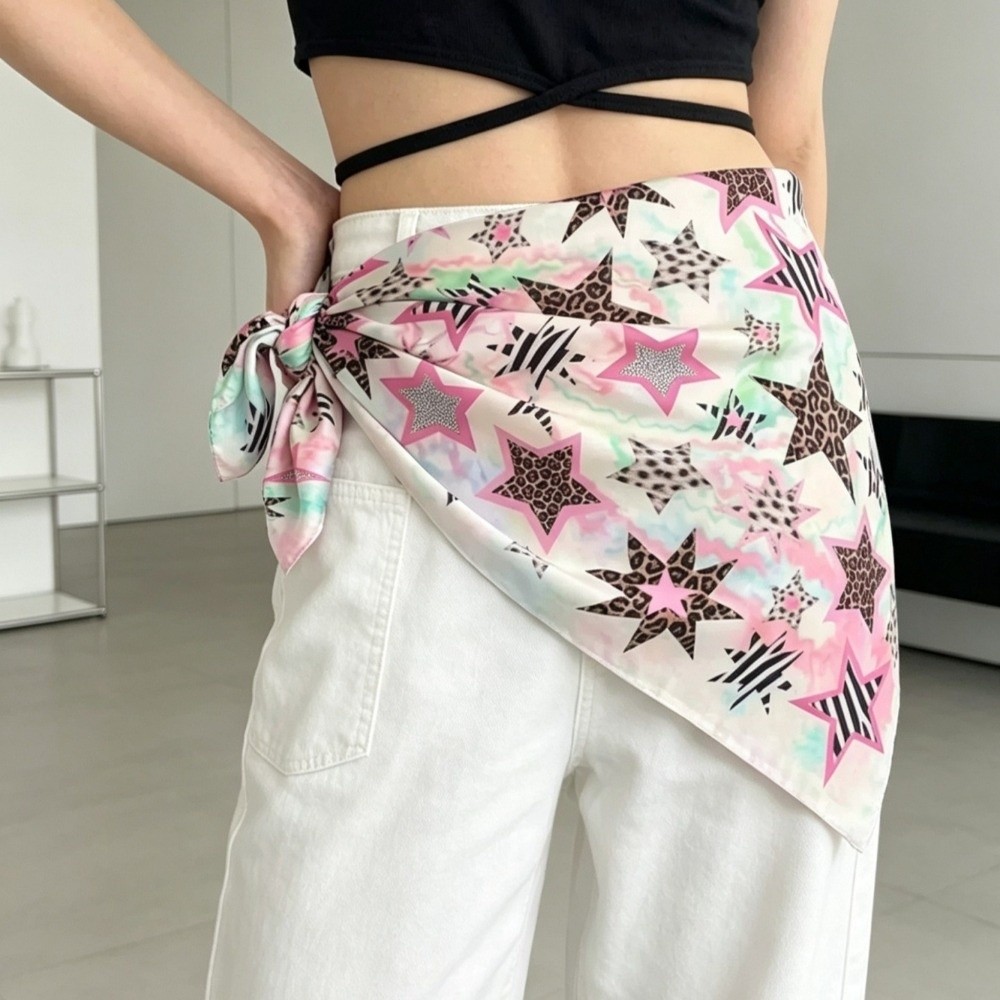 Pañuelo Cuadrado Vintage Estil - Women'S Fashion Edgy reseña y precio