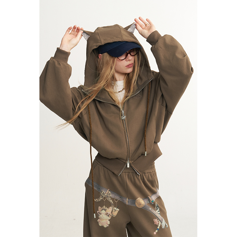 ELFSACK Conjunto de sudadera i - Women'S Fashion Zip Hoodie reseña y precio