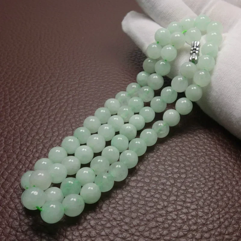 Collar de cuentas de jade verd - Women And Men Fashion reseña y precio