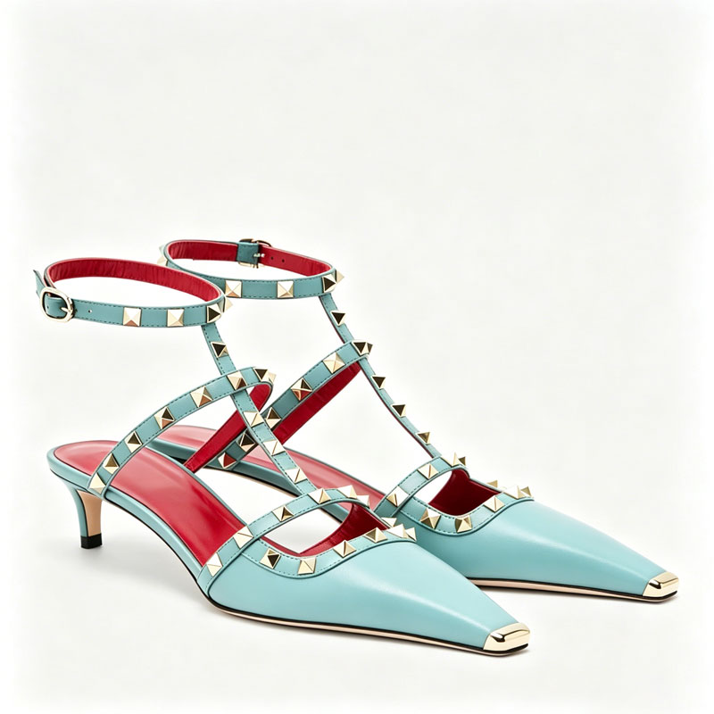 Sandalias de tacón bajo con re - Women Fashion Trend 2026 reseña y precio