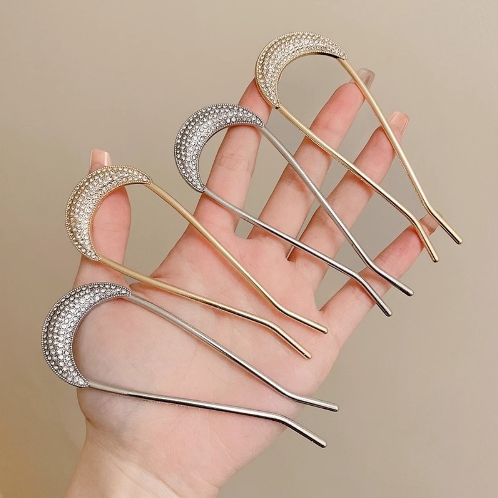 Horquillas de cristal en forma - Women Fashion Hair Style reseña y precio