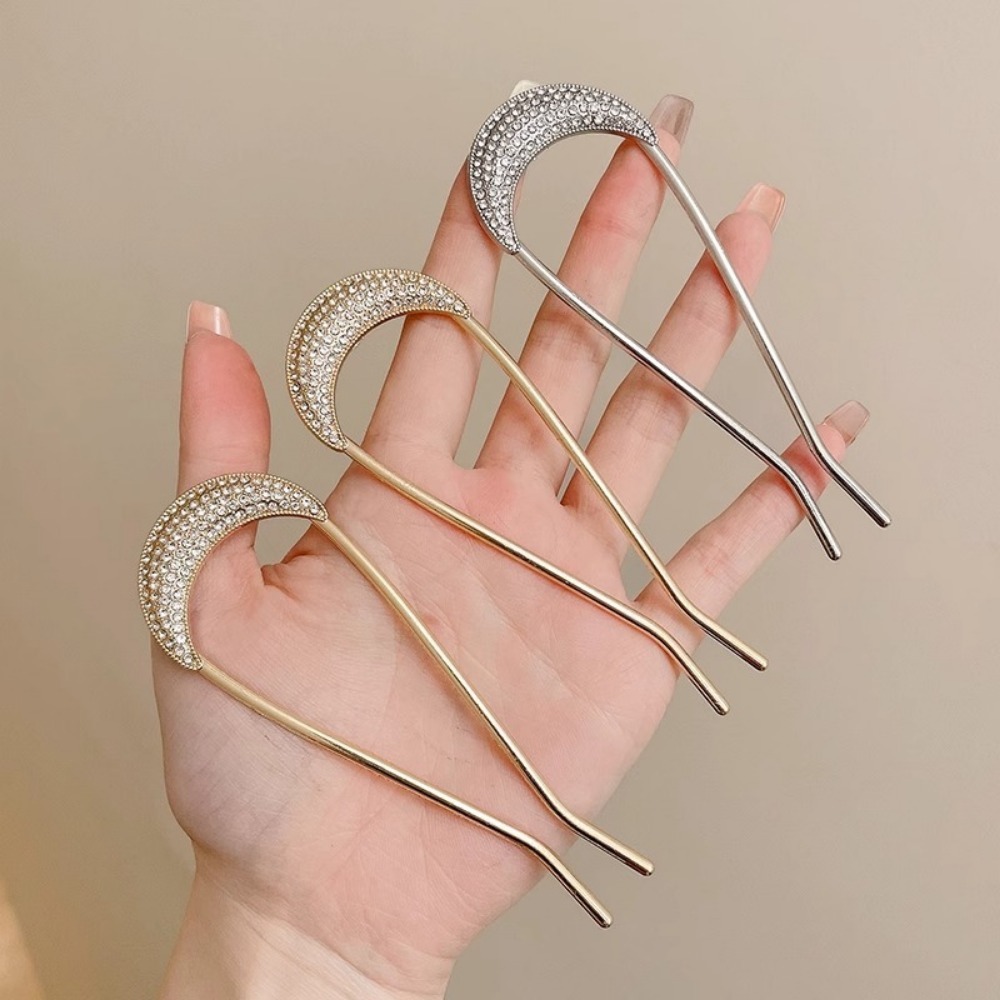 Horquillas de cristal en forma - Women Fashion Hair Style reseña y precio