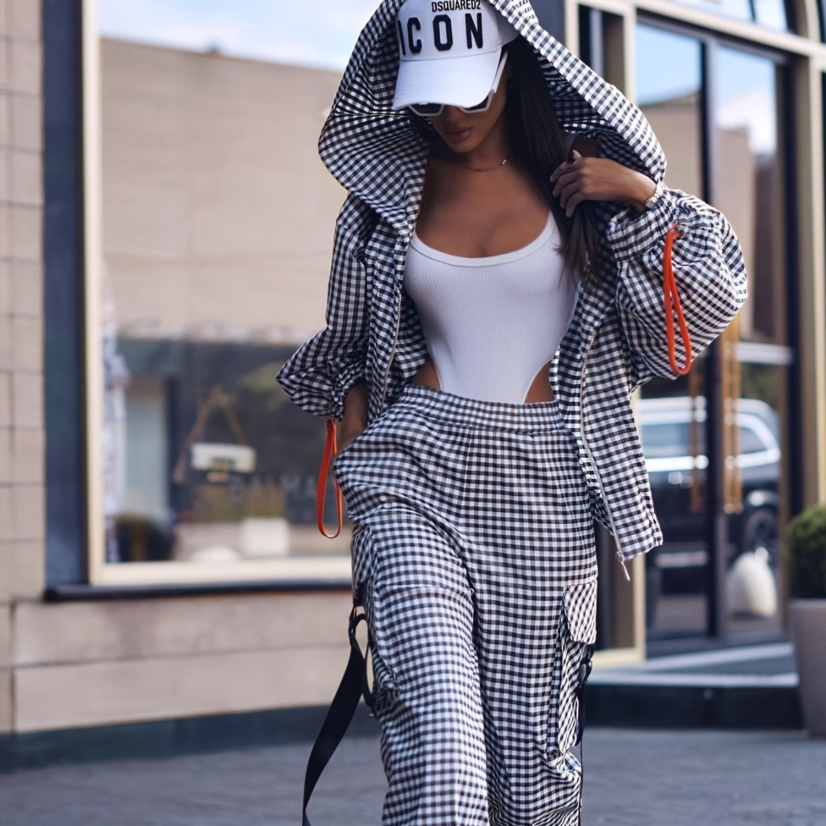 Conjunto informal con estampad - Women'S Fashion Zip Hoodie reseña y precio