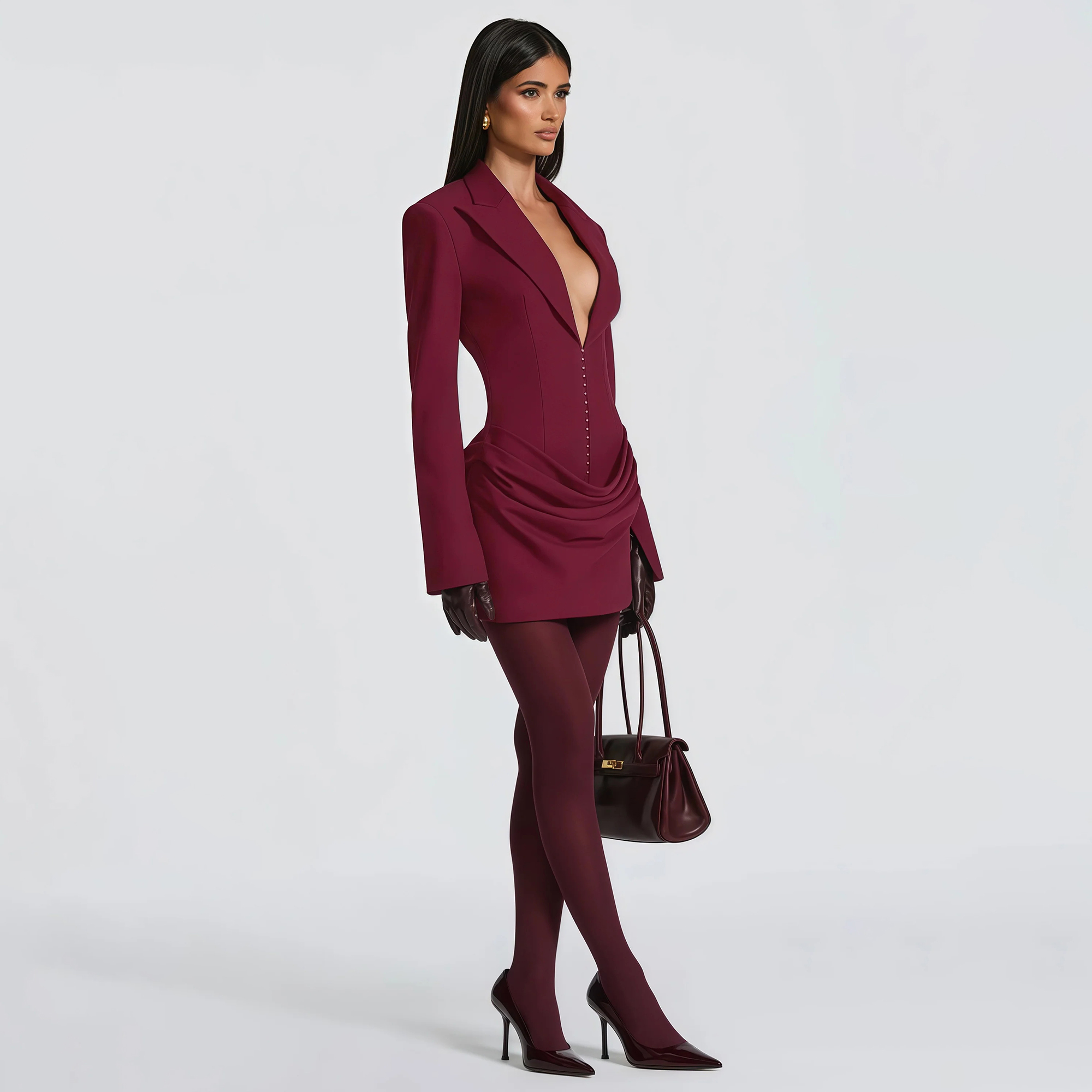 NOVA moda Color sólido Mini ve - Women'S Fashion Nova Dresses reseña y precio