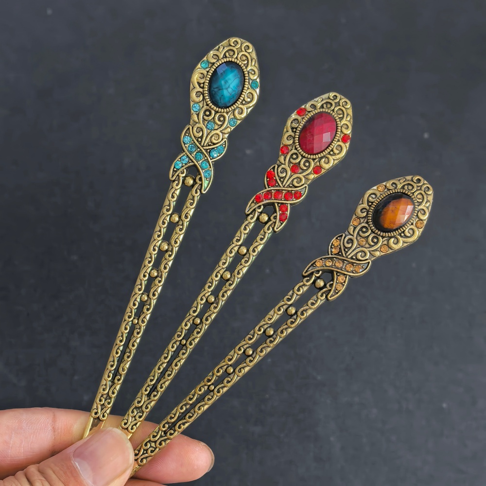 Palillos de Pelo Metálicos Vin - Women Fashion Hair Style reseña y precio
