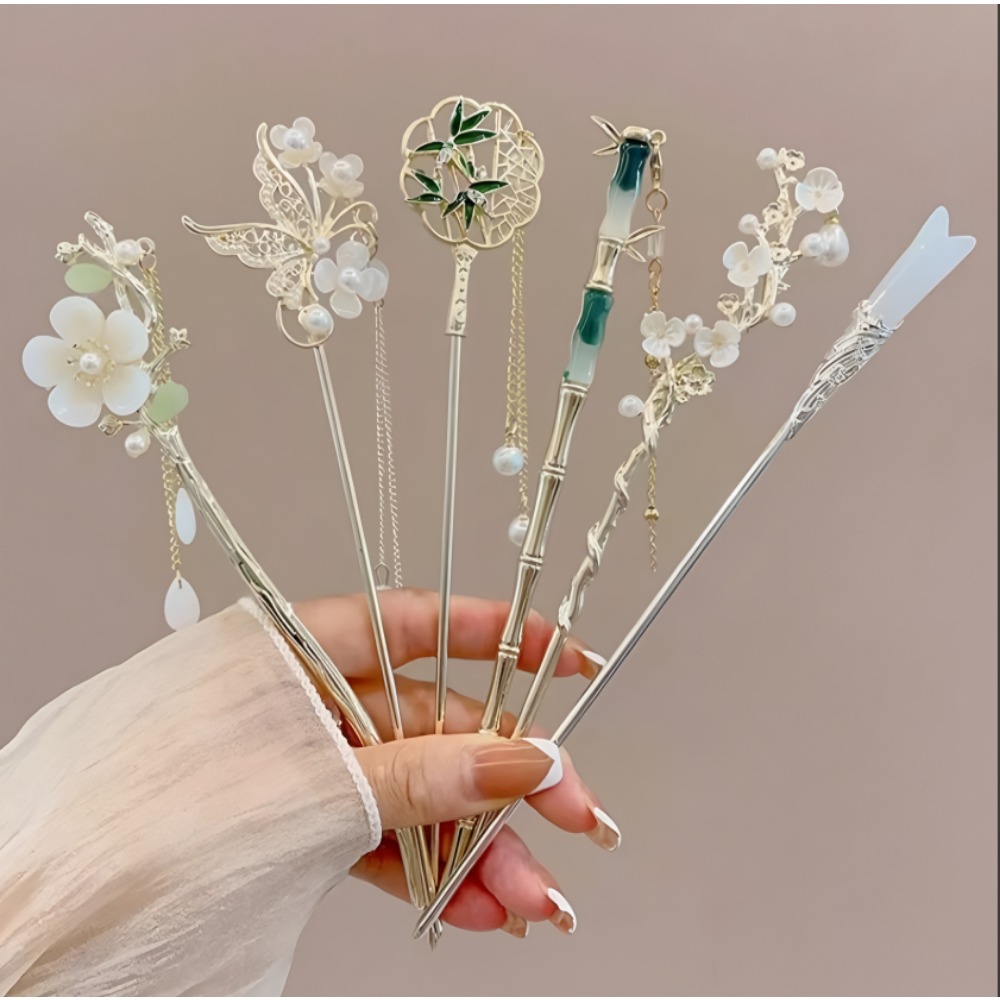1/6 piezas de elegantes horqui - Women Fashion Hair Style reseña y precio