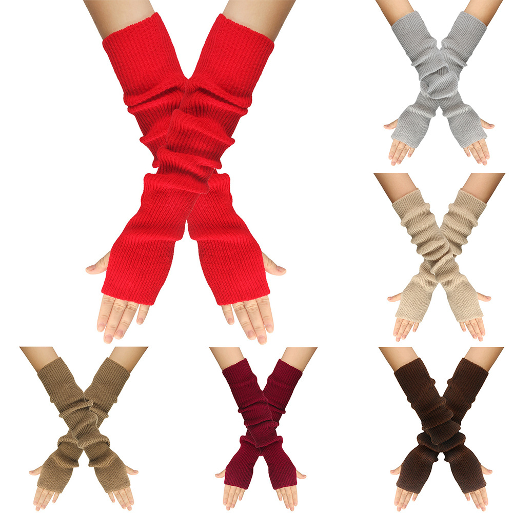Guantes de punto de otoño e in - Women'S Fashion Gloves reseña y precio