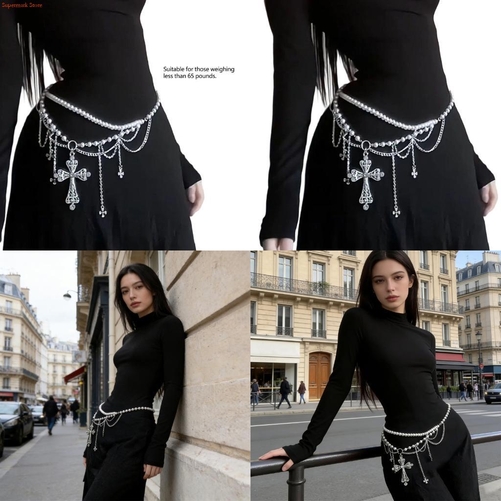 E06E Cadena cintura con diseño - Women'S Fashion Edgy reseña y precio