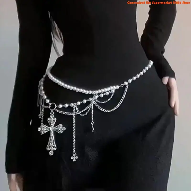 E06E Cadena cintura con diseño - Women'S Fashion Edgy reseña y precio