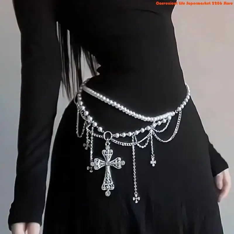 E06E Cadena cintura con diseño - Women'S Fashion Edgy reseña y precio