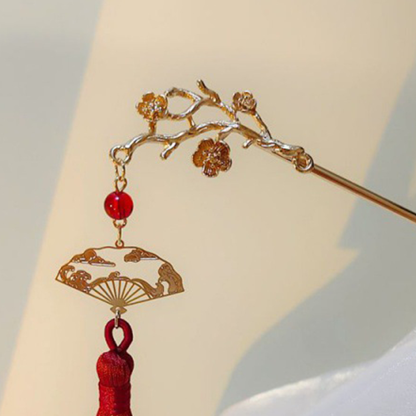 Horquilla con borla de Flor Re - Women Fashion Hair Style reseña y precio