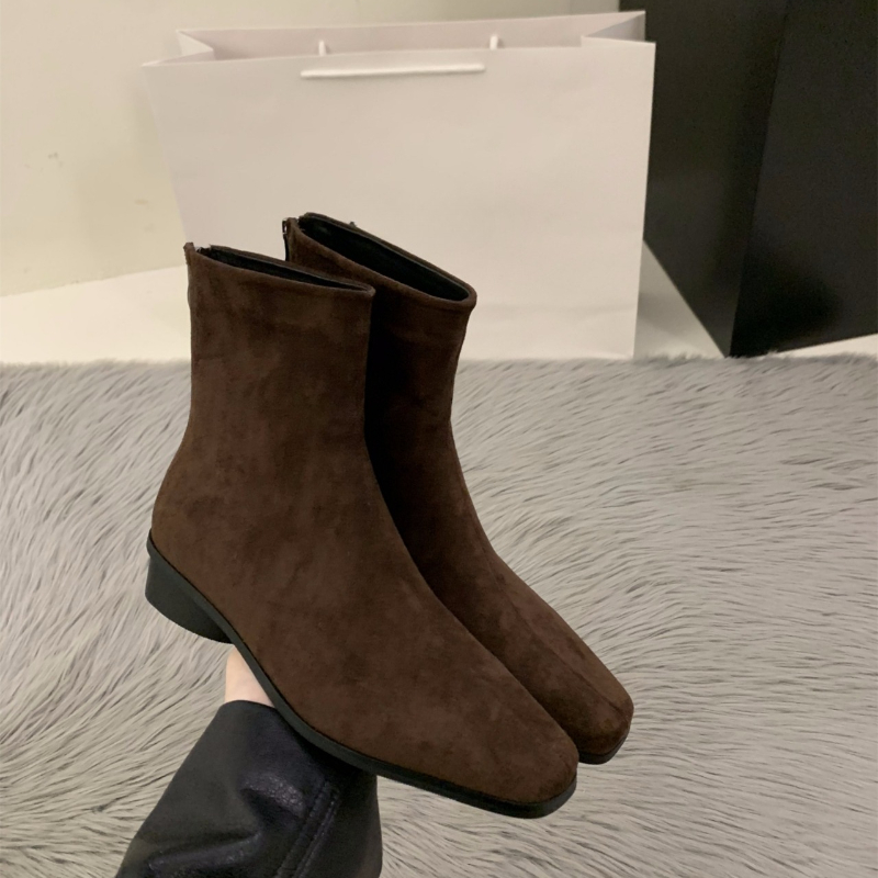 2025 Bota desnuda con cremalle - Women'S Fashion Korea reseña y precio