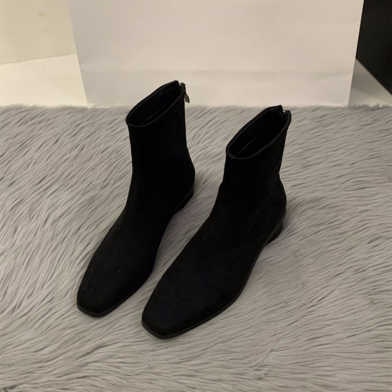 2025 Bota desnuda con cremalle - Women'S Fashion Korea reseña y precio
