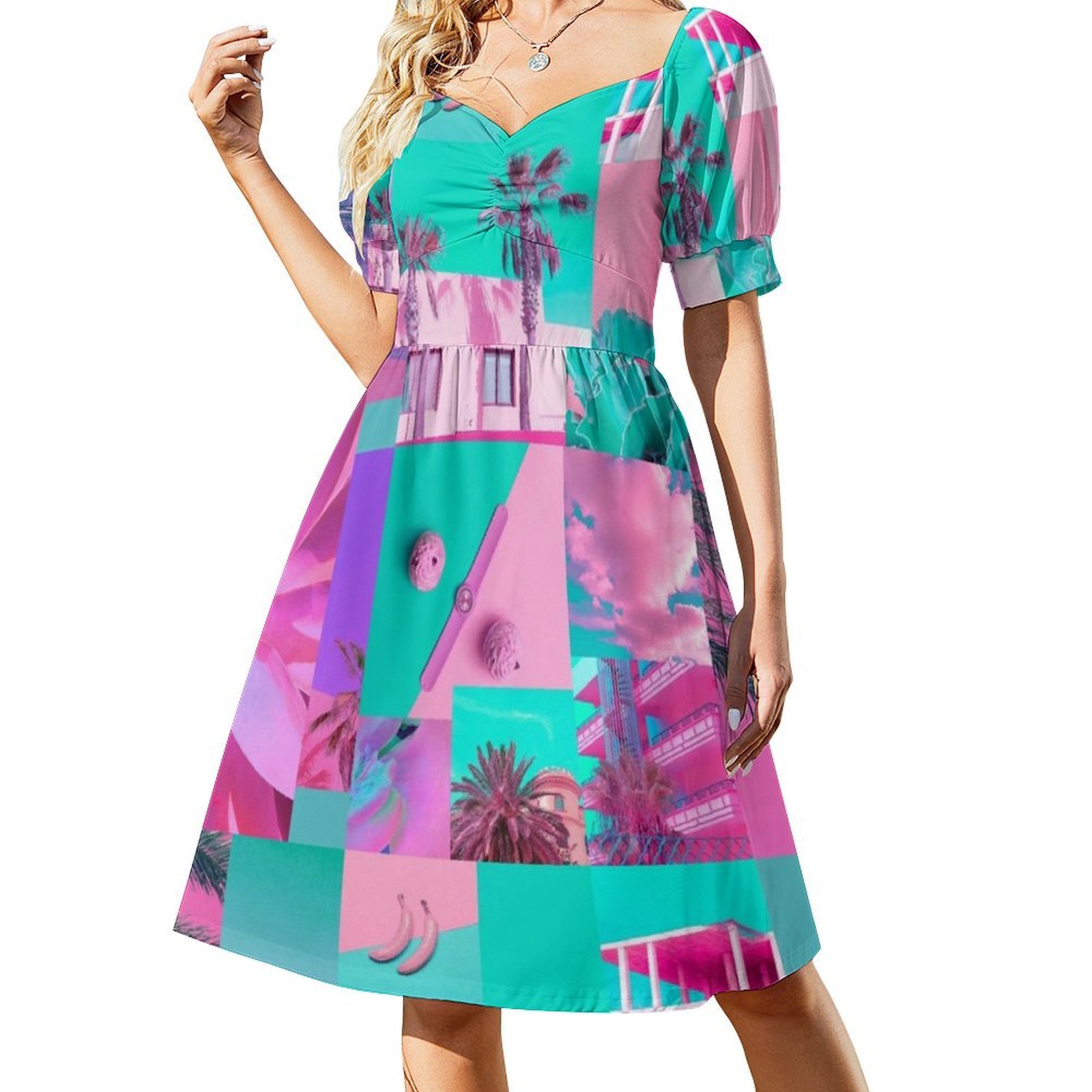 Vestido Boho Chic para Fotogra - Women Fashion Gown reseña y precio