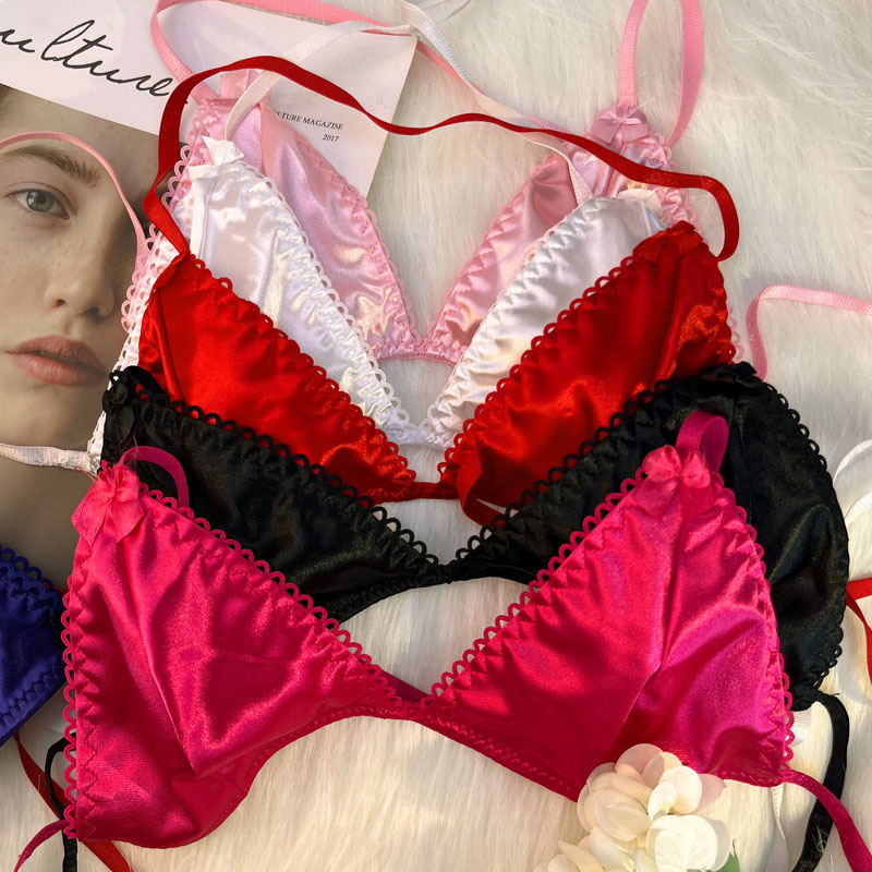 Conjunto de sujetador triangul - Women'S Fashion Underwear reseña y precio