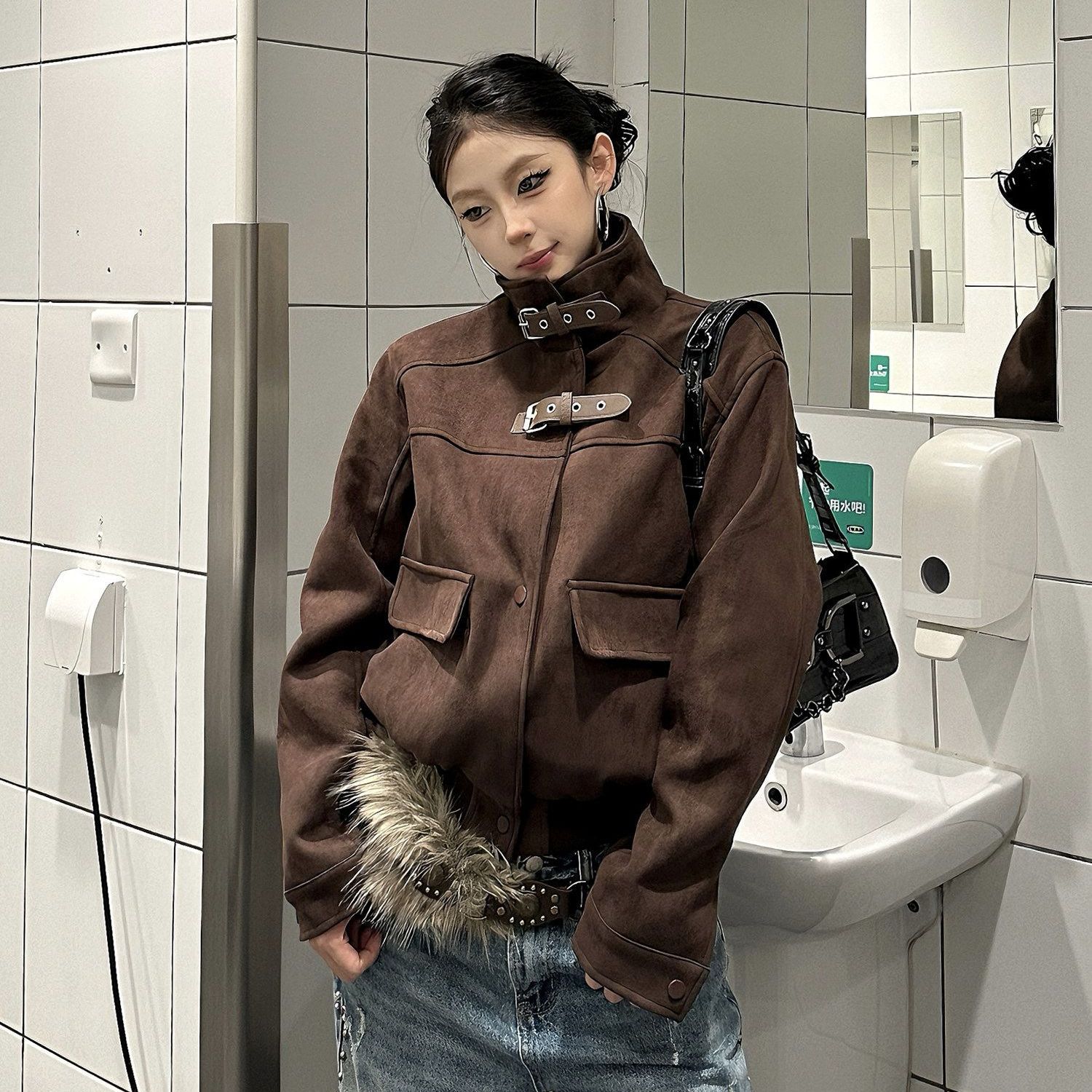 Chaqueta de Motociclista para  - Women'S Fashion Edgy reseña y precio