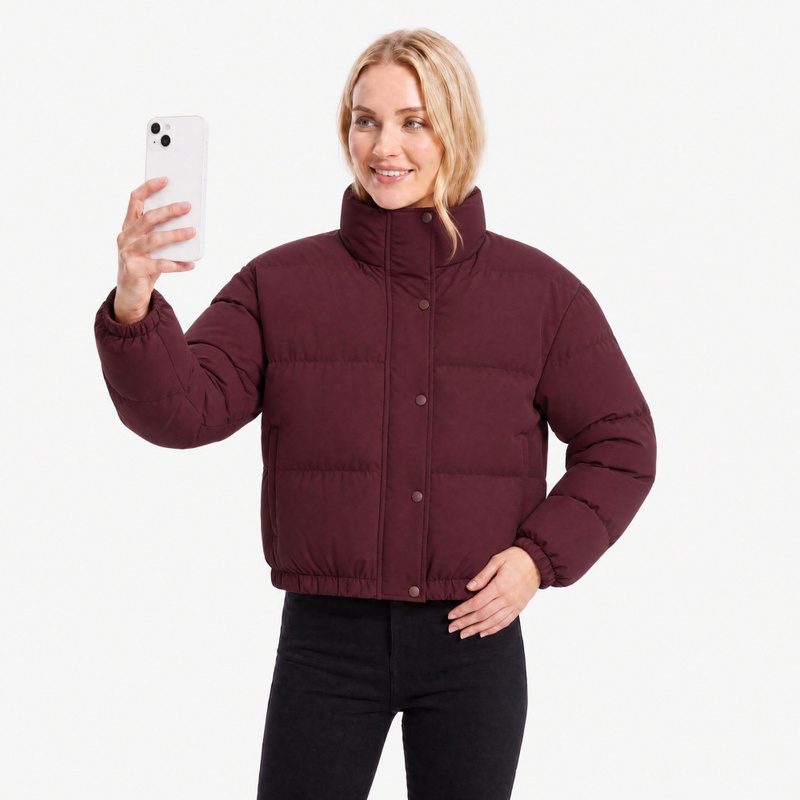 Chaqueta Acolchada Corta con C - Women'S Fashion Petite reseña y precio